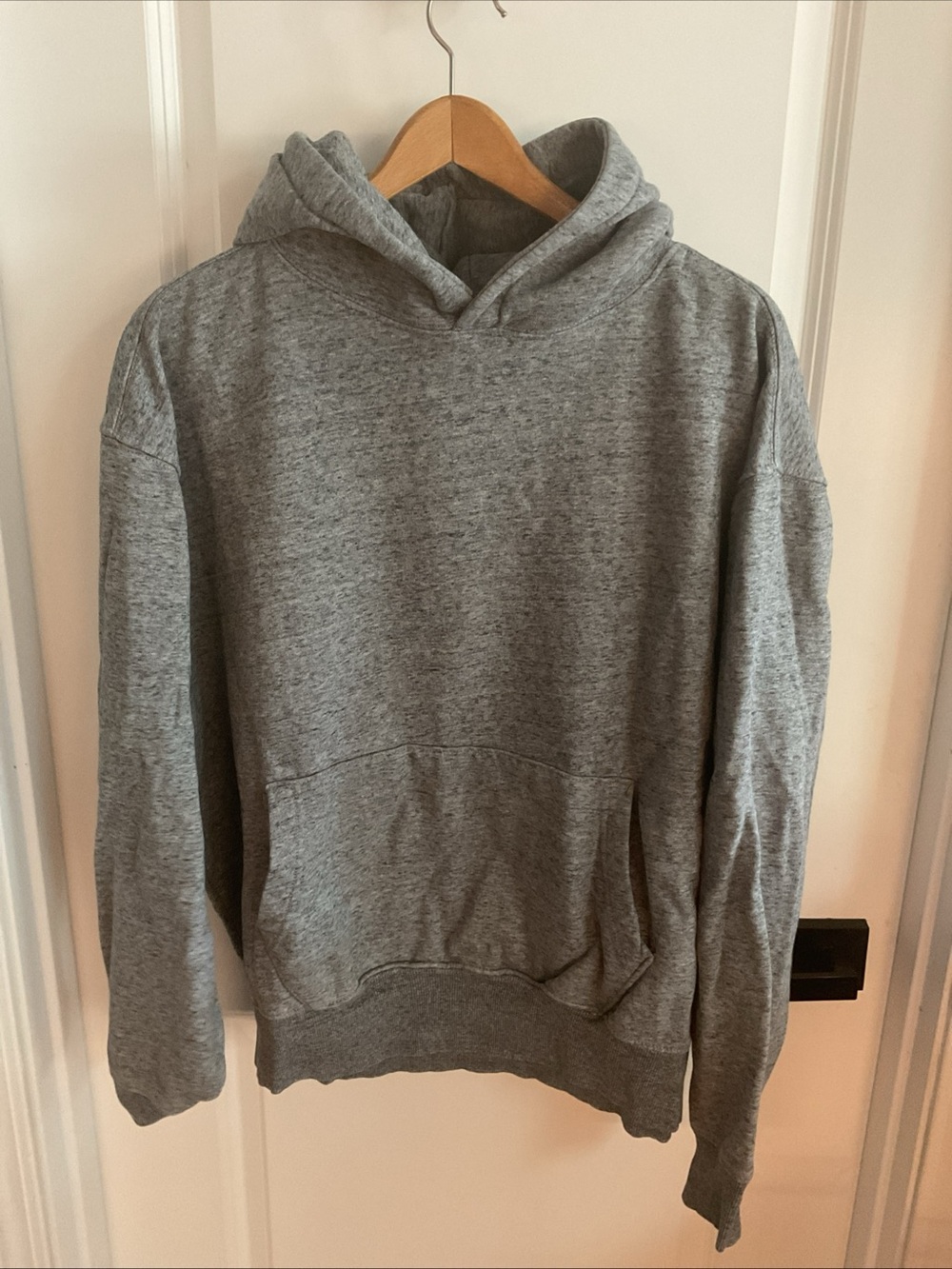 Old Navy - Heather Gray Pullover Hooded Sweatshirt - Ladies Size Large